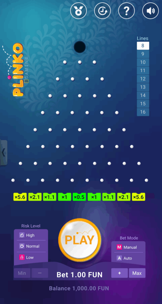 Speel Plinko bij de beste casino's