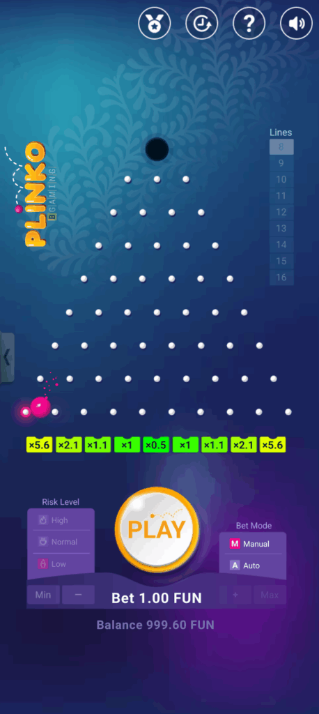 Plinko game uitbetalen bij het casino