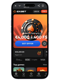 Gxbet mobile wedden op voetbal