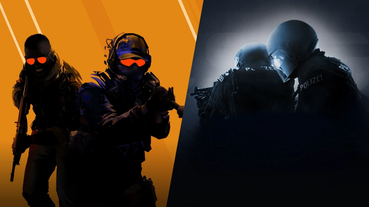Promobanner för CS2 och CS:GO sida vid sida