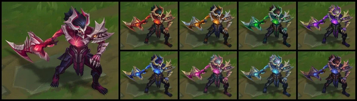 Visions of the Fallen Tryndamere skin från LoL season 3