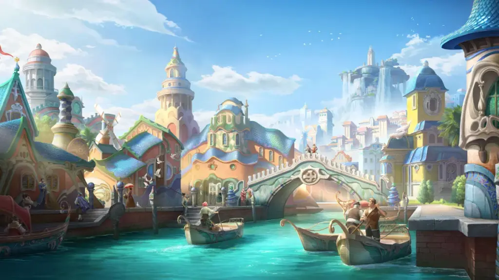 Mitt-staden i Honor of Kings, en del av speluniversumet