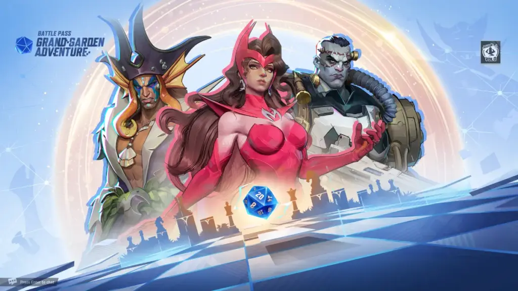 Namor, Wanda och The Punisher i Marvel Rivals Säsong 5 Battlepass-skins