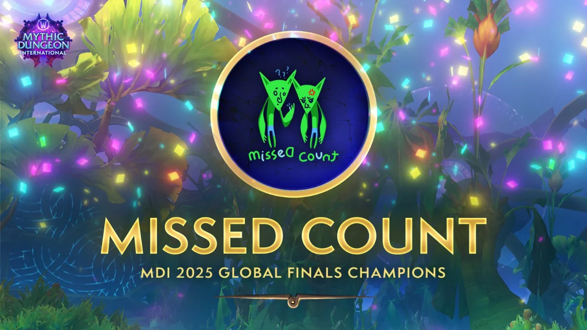 Missed Count vinner MDI Global Final 2025 i Word of Warcraft: The War Within