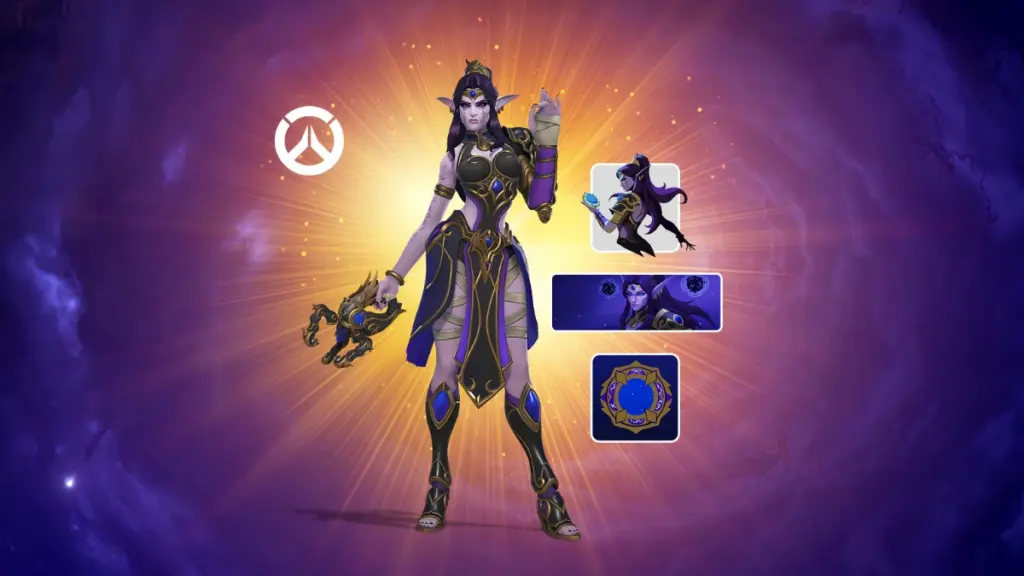 Xal'atath som skin till Symmetra i Overwatch 2 i senaste crossover