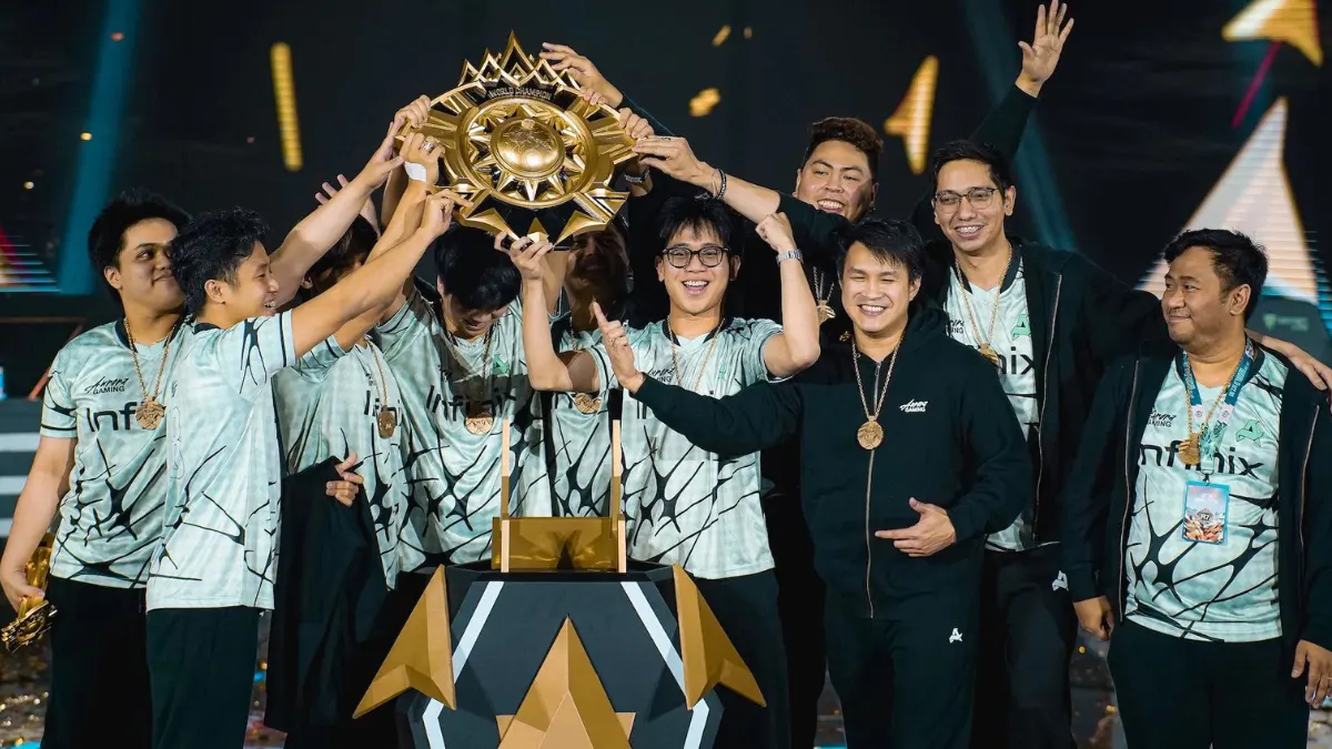 Aurora Gaming PH lyfter MBLL Trofén efter vinsten i M7