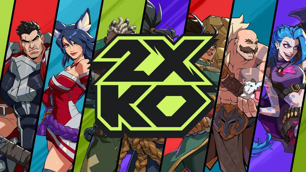 Darius, Ahri, Ekko, Yasuo, Illaoi, Braum och Jinx i 2KXO