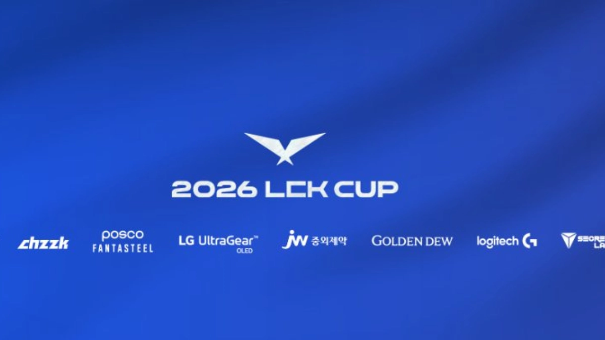 LCL 2026 är sponsrade av chzzk, posco fantasteel, LG UltraGear, JVV, Golden Dew, Logitech, Secret Labs
