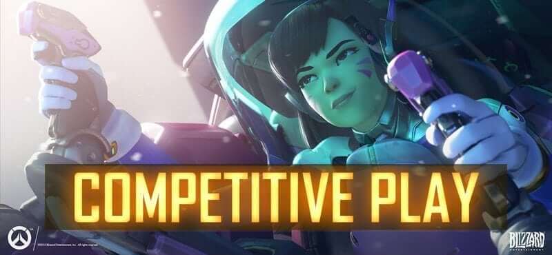 Competitive Overwatch Play Scene