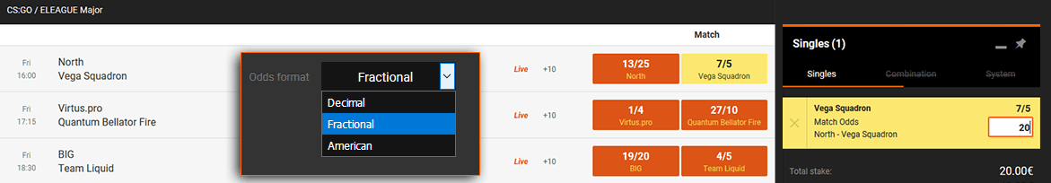 betting odds explained fractional odds 2