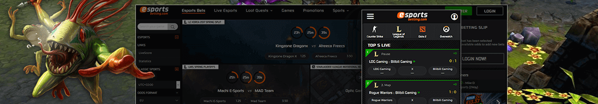 esportsbetting com esports odds