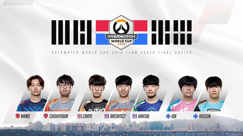 Team South Korea Overwatch World Cup 2019 Power Rankings