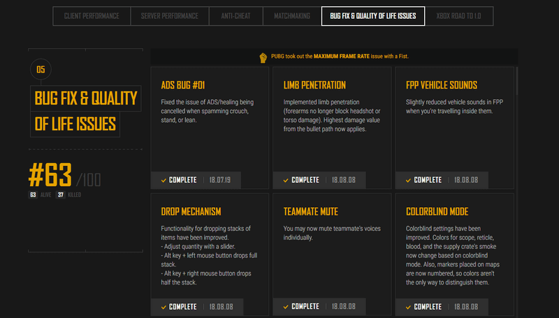 pubg-optimisation-roadmap