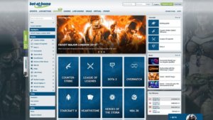 Bet-At-Home esports feature: a new player joins the game