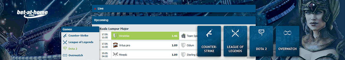 bet at home esports odds
