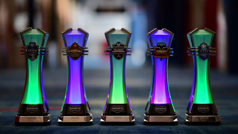 trophies-at-espn-collegiate-esports-championship-2019