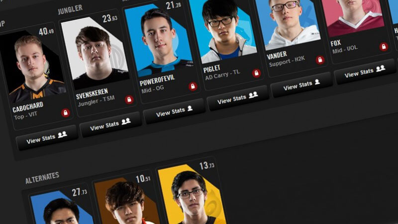 How to draft a LOL fantasy team