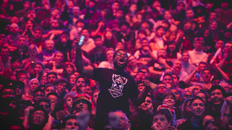 Esports Principles Cheering Crowd