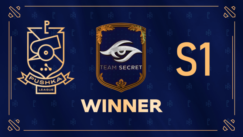 Team Secret are the Champions of the Pushka League Season 1