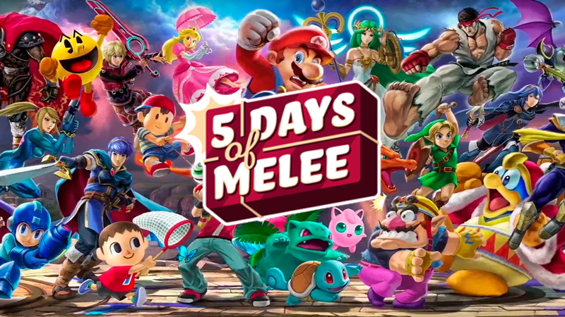 5 days of Melee Smash Bros