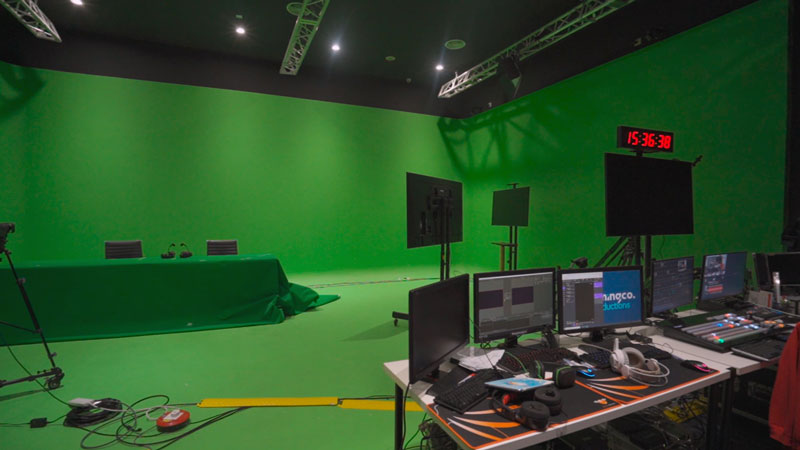 EBN Esports City Green Screen Room