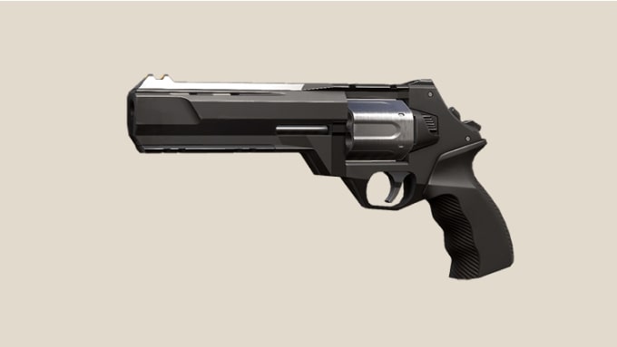 The Sheriff revolver from VALORANT