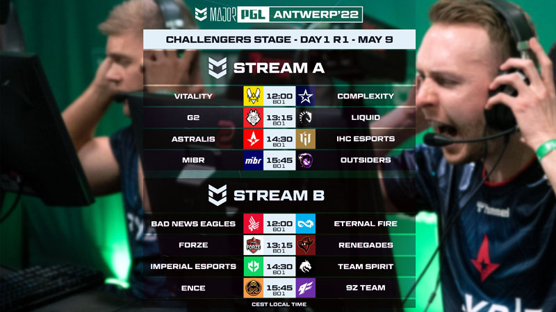 PGL Major Antwerp Challengers Stage Day1