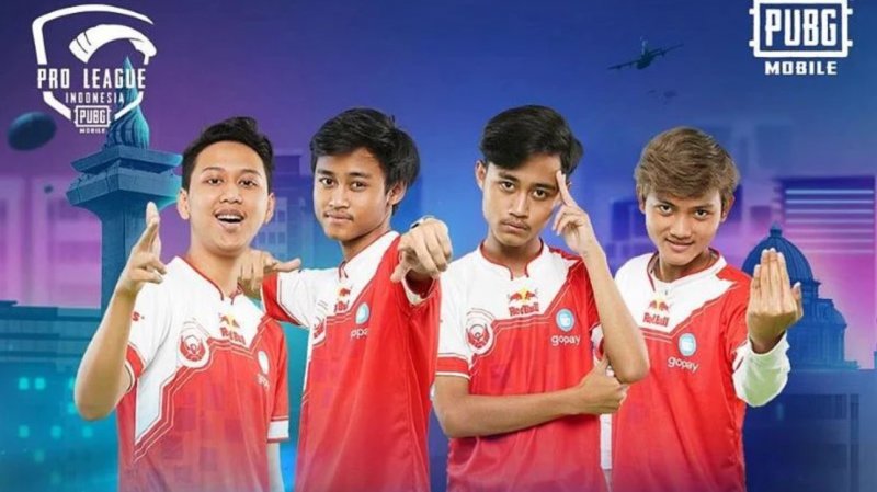 Bigetron RA's previous roster consisting of (from left to right) Microboy, Luxxy, Zuxxy, and Ryzen