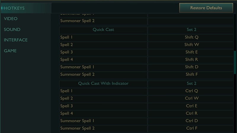 Using quick cast can vastly improve your gameplay