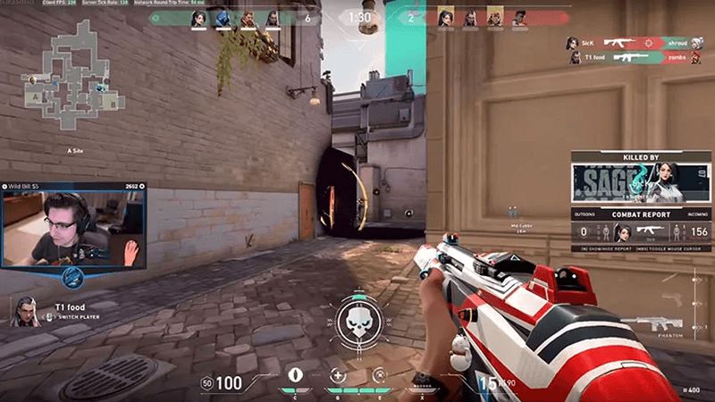 Shroud livestream gameplay
