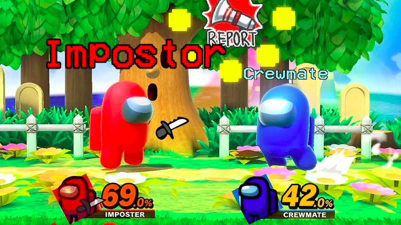 Among Us Smash Bros