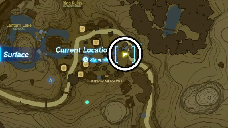 Nana zelda location