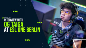 Taiga talks about the challenges OG faces at ESL One Berlin Major