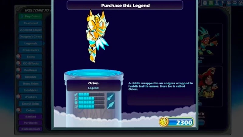 How to unlock all brawlhalla legends