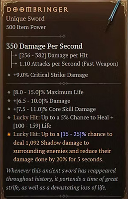 Diablo 4 Doombringer