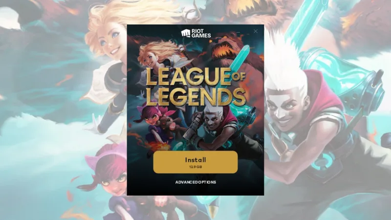 Installing League of Legends