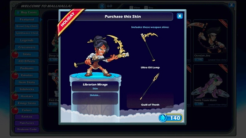 Brawlhalla Back to School Event