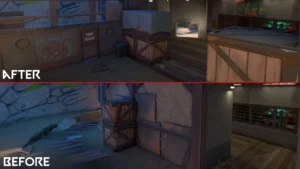 Breeze Shop Inside Before After