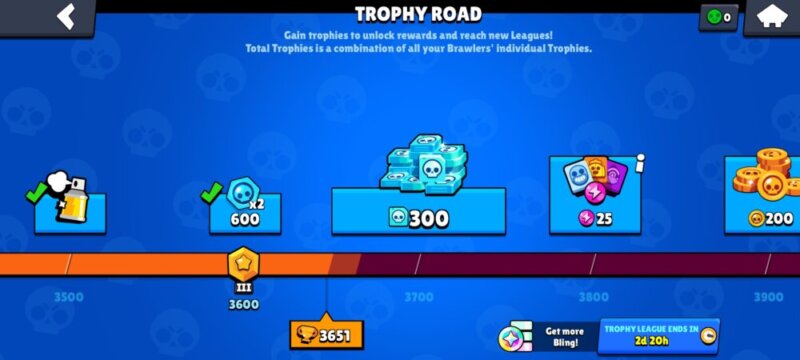 Brawl Stars Trophy Road
