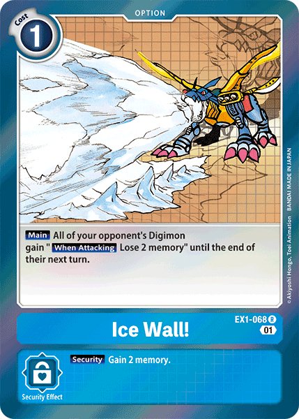 icewall digimon tcg