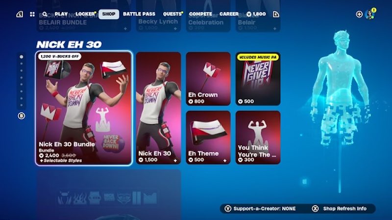 Fortnite item Shop