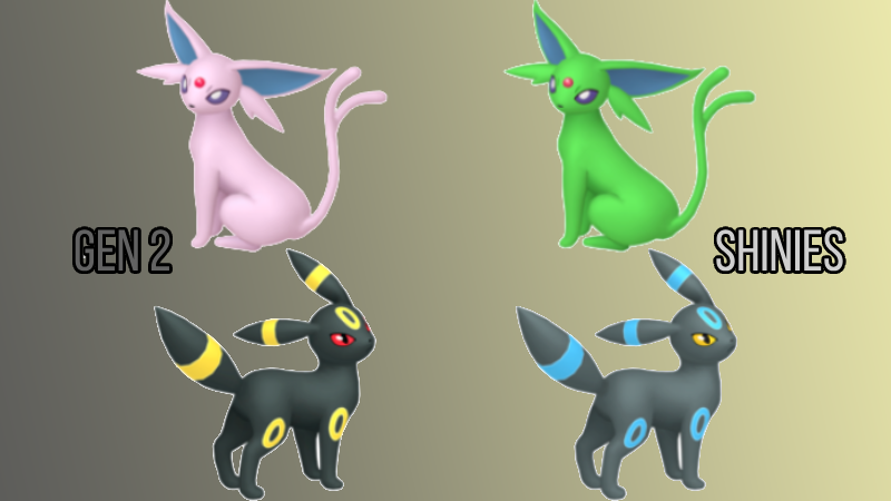 shiny eevee evolutions gen 2