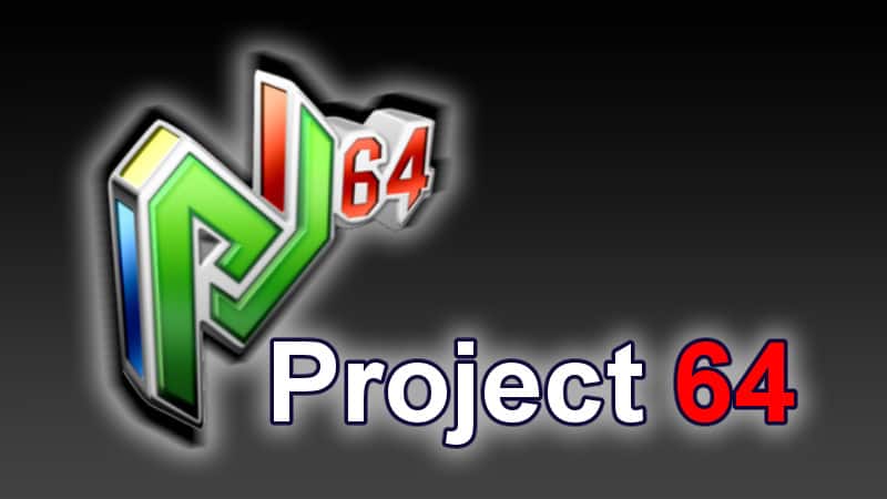 Logo for Project 64 featuring a modern design with bold typography and a vibrant color scheme.