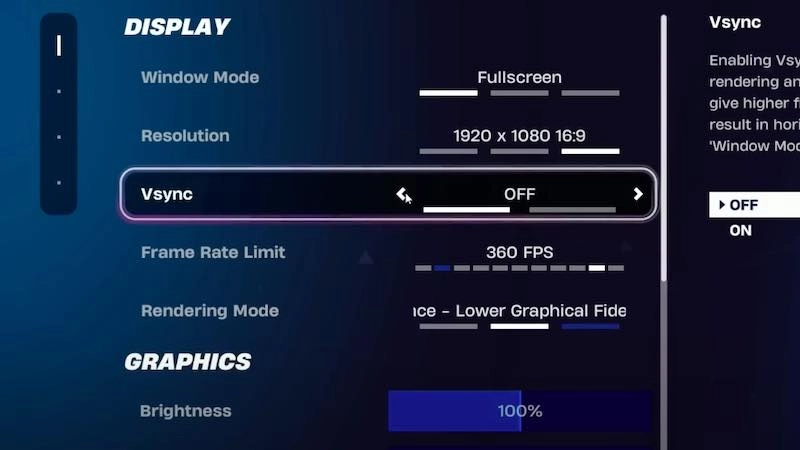 Best Fortnite settings