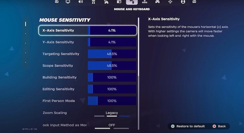 Best Fortnite settings