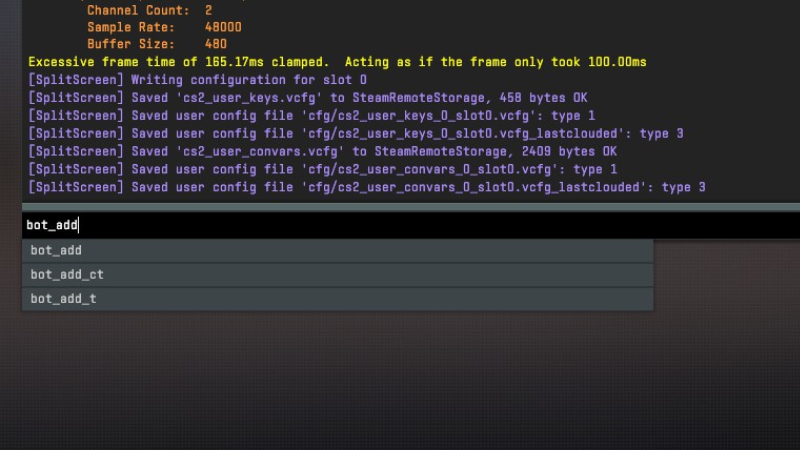 CS2 bot difficulty commands