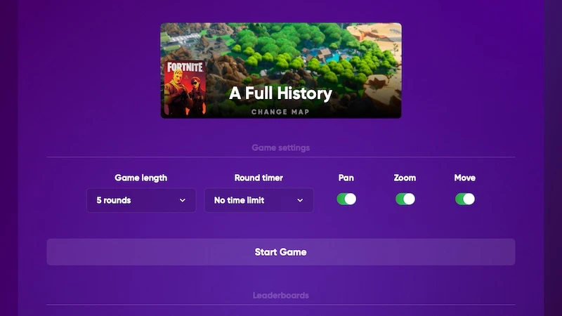 Fortnite GeoGuessr