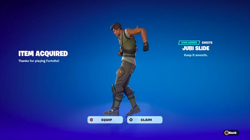 Fortnite Jubi Slide Emote