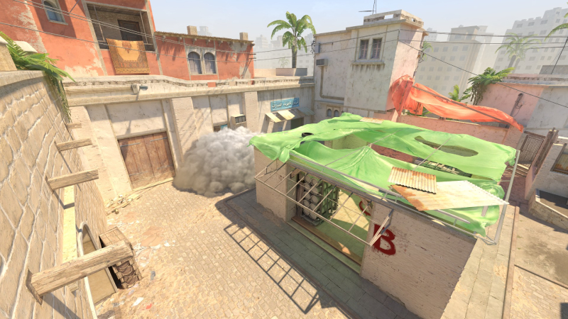 CS2 Mirage smokes