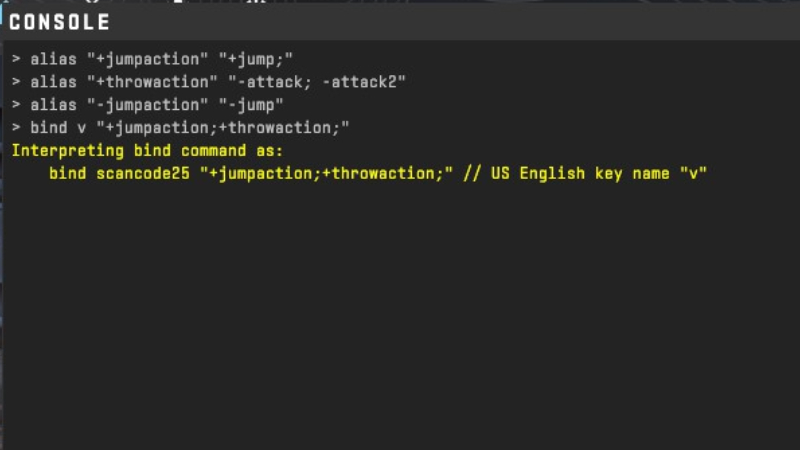 CS2 jump throw bind command